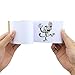 UPlama 10PACK Kraft Cover Blank Flipbooks For Animation, Sketching And Cartoon Creation,2.8