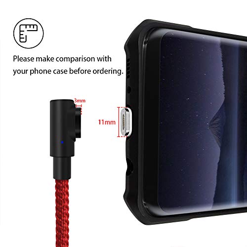 Digital Ant Gen-X Micro USB + USB-C/Type-C + i-Product 3 Tips in 1 Nylon Braided Magnetic Charging Cable, Support 3.0A Fast Charging & Data Transfer (Combined Packing, L-Shape)