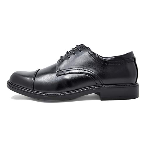 Bruno Marc Men's Downing01 Black Leather Lined Dress Oxford Shoes
