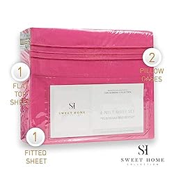 1500 Supreme Collection King Sheet Sets Fuschia