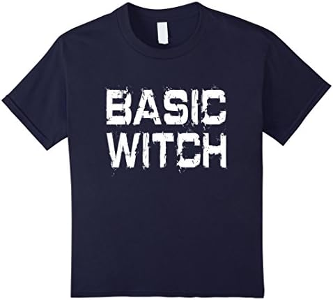 Kids Basic Witch T Shirt Funny Saying Sarcastic Halloween Novelty 8 Navy
