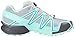 Salomon Women's Speedcross 3-W, Light Onix/Topaz Blue/Dark Cloud, 8 M US