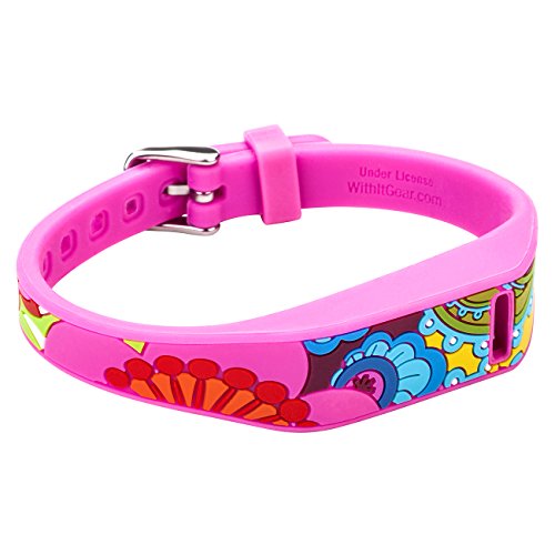 WITHit French Bull Replacement Band for use with Fitbit Flex, Replacement silicone wristband compatible with Fitbit Flex (Raj)