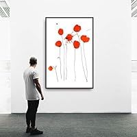 Framed Canvas Wall Art Beautiful Leaves Canvas Prints Home Artwork Decoration for Living Room,Bedroom - 16x24 inches