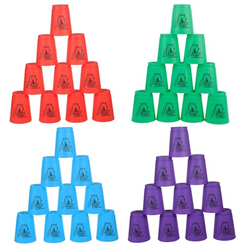 Blue,green,orange,purple,red