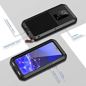 seacosmo Cover Mate 20 Lite, Fullbody Custodia Protettiva Doppio Strato Alluminio Case con Protezione Integrata dello… - immagine 5