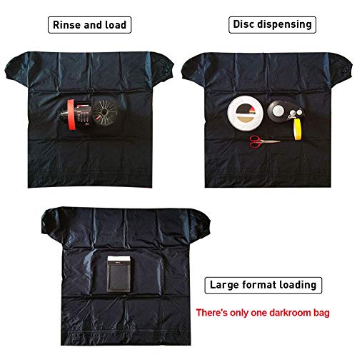 INLAR Darkroom Bag Developing Professional Anti Static Light-Proof Zipper Easy Clean Dual Layer Portable Practical Load Photo Anti Reflection Photography Film Changing - Thumbnail 2