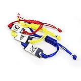 LEPENN Brand Pokemon GO Bracelet Team Valor Instinct Mystic Logo Bar Nylon Rope Personalized