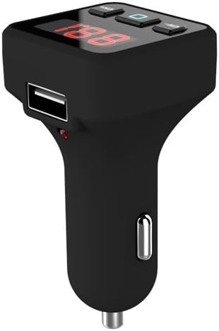 NASSONBO Bluetooth FM Transmitter Hands-free Car Kit Charger Wireless Sound Transmission with USB Charging 5V 2.1A Output Car Adapter