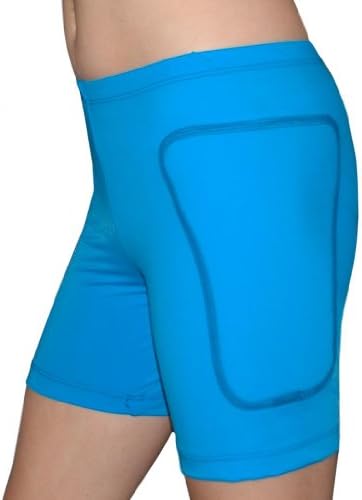 Tuga Girls / Women Padded Slider Sports Shorts, 5 Inch Inseam - Solids