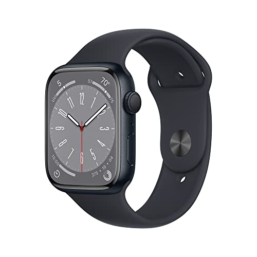 apple watch series 8 gps 45mm aluminio correa midnight