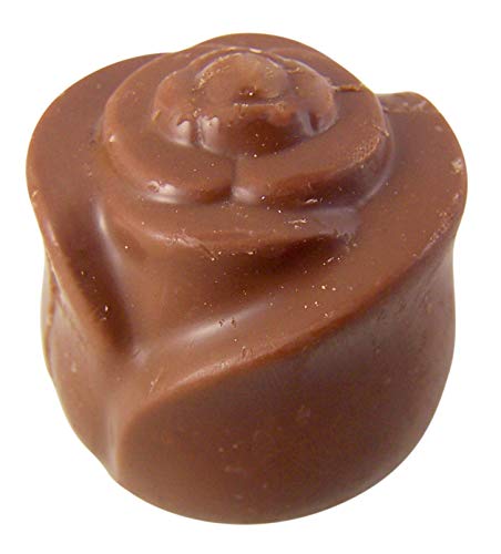Valentine's Day Belgian Chocolate Rose on Single Long Stem, 1.16 Ounce