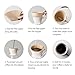 Segarty Coffee Filters Cone, 200 Count #2 Natural Brown Unbleached Paper, Disposable Pour Over Coffee Filter, 02 Size Coffee Filter for Single Serve Brewing Dripping