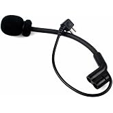 Fumei 2 Pin Boom Mic Electret Condenser Hanger Rod Microphone | Compatible with Peltor Comtac, Noise Reduction Headset