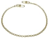 k-craft BG02 115cm Purse Metal Chain Strap Replacement Gold Crossbody Shoulder Strap Handbag