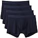 DAVID ARCHY Men's Underwear Soft Micro Modal Trunks 4 Pack (M, Navy Blue)