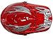 TMS Youth Kids Red Flame ATV Motocross Dirt Bike Off-Road MX Gear Helmet DOT (Small)