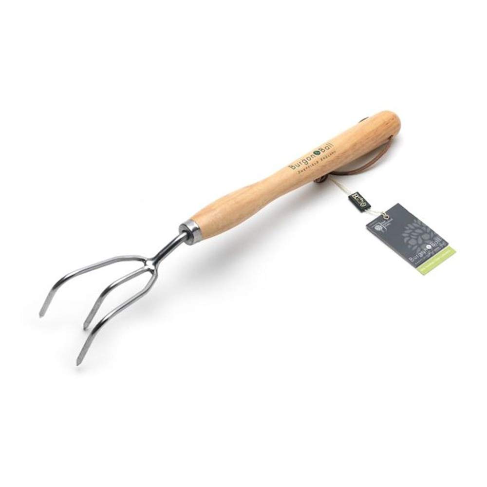 Burgon & Ball Stainless Mid Handled Claw Cultivator