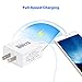Abbicen USB Wall Charger 3 Pack Dual Port USB Charger with iSmart Technology 2.1A USB Wall Adapter for iPhone iPad Samsung Bluetooth Speaker Headset and More Device