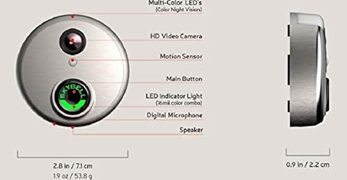 SkyBell SH02300BZ HD WiFi Video Doorbell, Bronze in Kuwait Whizz