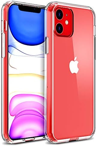 GOALANY Case Designed for Apple iPhone 11 Case (2019) (6.1-Inch Display) TPU Cushion and Rigid Clarity Backing Cover - Clear