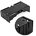 abcGoodefg 18650 Battery Holder with Pin, 2 Slotes 3.7V 18650 Battery Plastic Storage Box Case 6 Pack