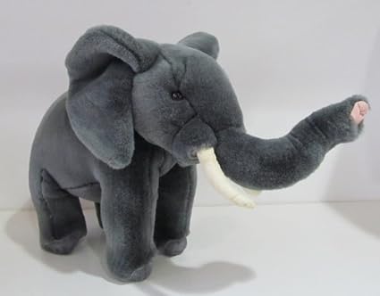 standing stuffed elephant