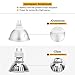 warmoon MR16 4W LED Bulbs(35W Halogen Bulbs Equivalent), Warm White, 3000K, 120 Degree Beam Angle, Corn Spotlight, Standard Size LED Light Bulbs(Pack of 6)
