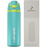 Simplefy SIMPLEFY 32oz Insulated Stainless Steel Water Bottle with Straw and Locking Lid – BPA-Free, Leak-Proof, Double Wall Travel Tumbler for Sports, Gym, and Everyday Use