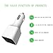 Anion Car Charger Valentines Day Gift, ZONV 3.1A Three USB Output Car Adapter with Car Fresh Air Ionic Purifier Oxygen Bar Ozone Ionizer for iPhone 7, Samsung,LG, Android Smartphone,Tablet and More