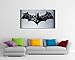Picture Sensations® Framed Canvas Art Print, Batman DC Comics Super Hero, Joker Print, Batman Art, Batman Wall Canvas Art - 36