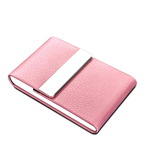 image for Padike Professional Business Card Holder PU Leather Business Card Case