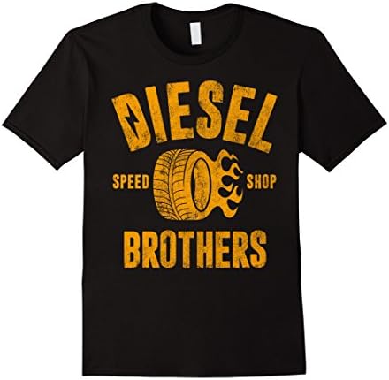 Diesel Brothers Speed Shop Gold Vintage Graphic T-Shirt