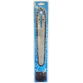 GREEN SEEK Chain Saw Chain Guide Bar Set, 8 inches, 0.325-inch pitch, 0.050-inch thickness, 45 drive links, professional-grade titanium alloy material, 2 chains and 1 guide bar