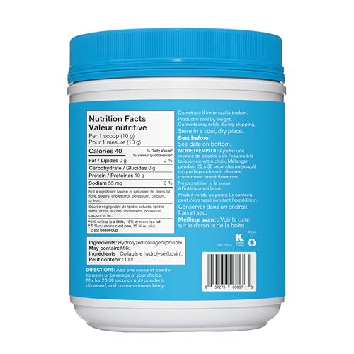 VITAL PROTEINS Bovine Collagen Peptides Powder, Helps Form Collagen And Reduce Joint Pain Associated With Osteoarthritis, Source Of Amino Acids, No Added Sugar, No Artificial Colours Or Flavours, 567 g