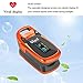 Ulaif Fingertip Pulse Oximeter, OLED Portable Oximetry Blood Oxygen Saturation Monitor SpO2 Finger Pulse Oximeter Readings with Carrying Case/Lanyard/Silicon Case/Batteries