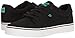 DC Men's Anvil TX Skateboarding Shoe, Black/Turquoise, 12 D US