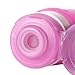 Kitdine Portable Soft Silicone Travel bottles Set (Pink + White + Blue)