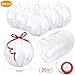 Philonext Badminton Shuttlecocks, 12Pcs Goose Feather Shuttlecocks Stable & Durable Sports Training Badminton Balls for Indoor Outdoor Game (Gray)