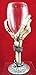 Ebros Grasp Of the Dead Eternal Slave Skeleton Hand Small Wine Goblet Glass Drink Chalice For All Beverage Halloween Party Hosting Of Morbid Collection Underworld Skulls Skeletons And Horror Bones