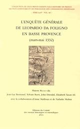 L' enquête générale de Leopardo da Foligno en Basse-Provence