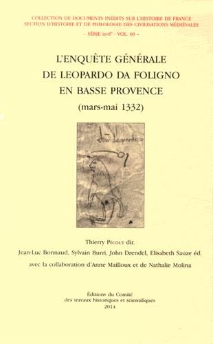 L' enquête générale de Leopardo da Foligno en Basse-Provence