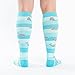 Sock It To Me, Unicorn of the Sea, Women's Knee-High Funky Socks, Narwhal Socks