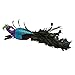 Kurt Adler Large Purple/Blue Feather Peacock on Clip, Multicolor, 26 Inches