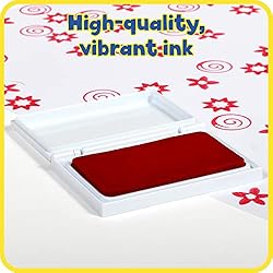 READY 2 LEARN Washable Stamp Pad - Red - Non-Toxic