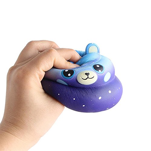 Stress Reliever Toy KESEELY 2018 New Cute Mini Squishy Cartoon Bear Poo Scented Slow Rising Squeeze Toys (A) - Thumbnail 2