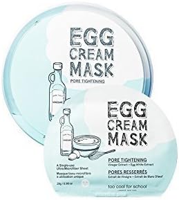 Too Cool For School Egg Cream Mask Pore Tightening Set, 28 g (Pack of 5)