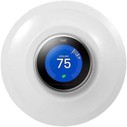 Wall Mount Plate for Nest Learning Thermostat 3rd, 2nd and 1st Generation - ABS, White