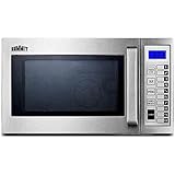 Summit SCM1000SS - Microwave, Stainless Steel, Digital Controls, 1000 Watts, 0.9 Capacity