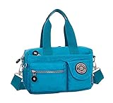 Fansela(TM) Nylon Water Repellent Compact Casual Shopping Shoulder Bag